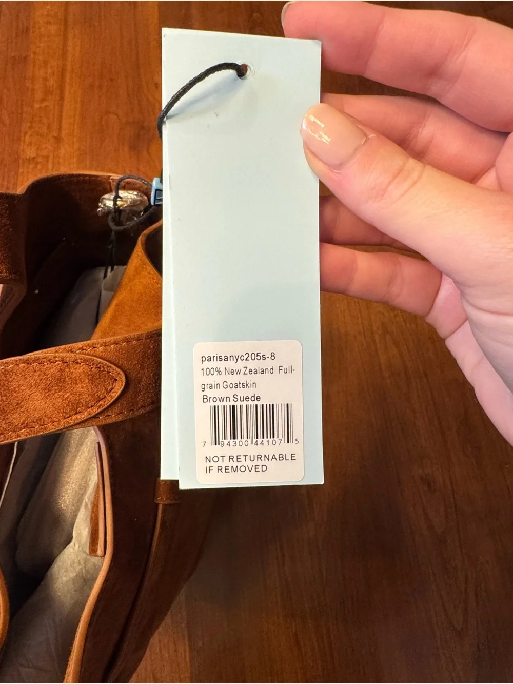 Parisa Wang soft suede